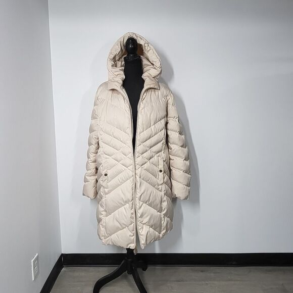 Plus Size Kenneth Cole Reaction Women's Puffer Coat With Hood - Picture 1 of 15